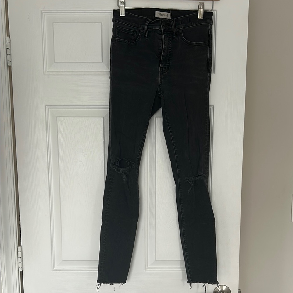Madewell Black Skinny Jeans Modern Fit